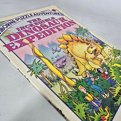 The Incredible Dinosaur Expedition Karen Dolby Usborne Puzzle Kids Book Vintatge