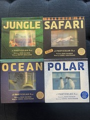 Set of 4 Dan Kainen Photicular Books Motion Rare (Jungle Safari Ocean Polar) VG