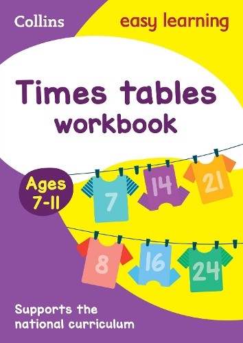 Times Tables Workbook Ages 7-11 (Paperback) Collins Easy Learning KS2