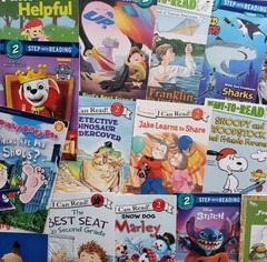 Random Lot of 12~Step into Reading LEVEL 2, I Can/Ready to Read Books~ Unisex
