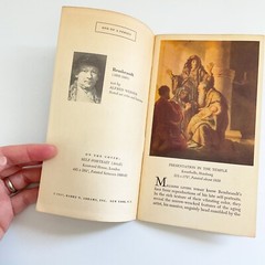 HARRY N. ABRAMS Pocket Art Books Cezanne Rembrandt Velazquez Masterpieces 1957