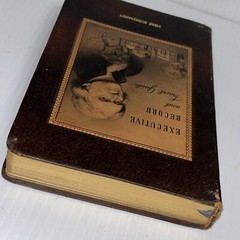 Vtg 1958 Brown Executive Record and Travel Guide Monticello BOOK See Pics/169j
