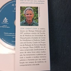 Atenção Plena Para Iniciantes Jon Kabat-Zinn Portuguese PB w/ CD LN