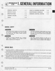 HONDA C70 Shop Manual 1980 Through 1982 1981 – STEEL WIRE BOUND – TOUGH COVERS