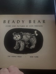 SCARCE SIGNED!! Beady Bear by Don Freeman. 1st PB. VG+
