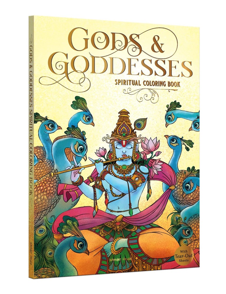 Gods and Goddesses – Spiritual Coloring Book Multicolor