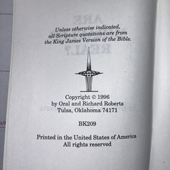 Are Miracles Real? – Oral and Richard Roberts – 1996 – 88 pages – Pentecostal