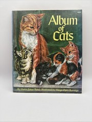 Vintage Album Of Cats Gladys Baker Bond Rand McNally HC Green USA Illustrated
