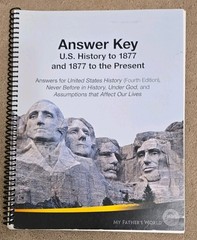 My Father’s World U.S. History 1877 To Present. Homeschool Curriculum Set
