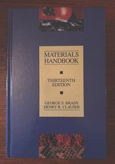 Materials Handbook hardcover George Brady Henry Clauser 13th Ed Engineering