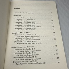 Bible Study Guide Abraham Moses Joseph David – Four Men of God 1972 Kunz Schell