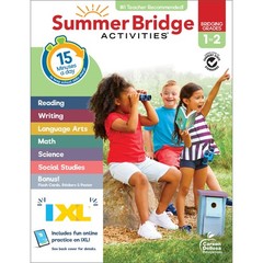 Summer Bridge Activities Workbook 1st to 2nd Grade Learning Fun 160 Pages