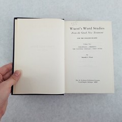 Wuest Word Studies: Vol 2 – 1966 Hardcover by Kenneth S Wuest – NO TEXT MARKS