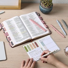 Enhanced Bible Study Experience with 225 Sticky Notes & 125 Tab Set in Vintage