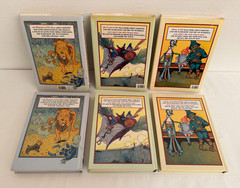 Wizard of Oz Books by L. Frank Baum Lot of 6 Large Print Books, 3 HC w/DJ, 3 PB
