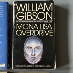6 William Gibson book lot PB Cyberpunk Neuromancer, Count Zero, Idoru, Mona Lisa