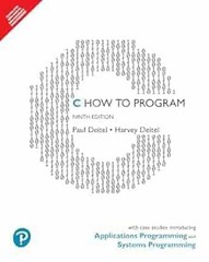 New:C How to Program by Paul Deitel 9th INTL ED