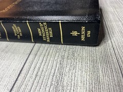 New Strong’s Reference Bible King James Version KJV BONDED LEATHER Nelson 1745