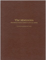 The Mormons, the Church of Jesus Christ of Latter-Day Saints: Commemorating …