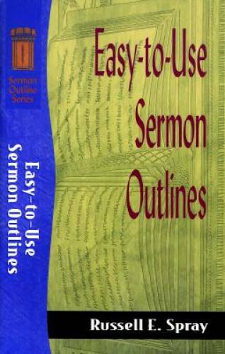Easy-to-Use Sermon Outlines (Sermon Outline Series) – Paperback – GOOD