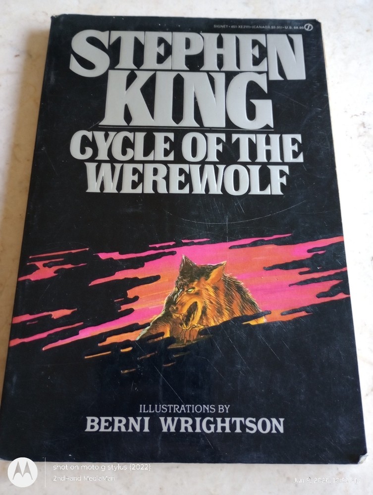 1985 SIGNET 1STpt CYCLE OF THE WEREWOLF STEPHEN KING PB/PAPERBACK BOOK