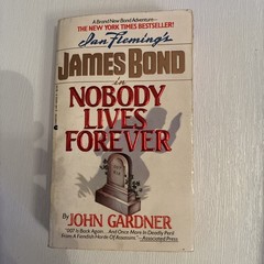 James Bond Novels By John Gardener 7 Novels 8 In Total Vg Condition