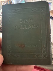 1921 Small Book Bab Ballads W.S. Gilbert Classic Literature NY Little Leather