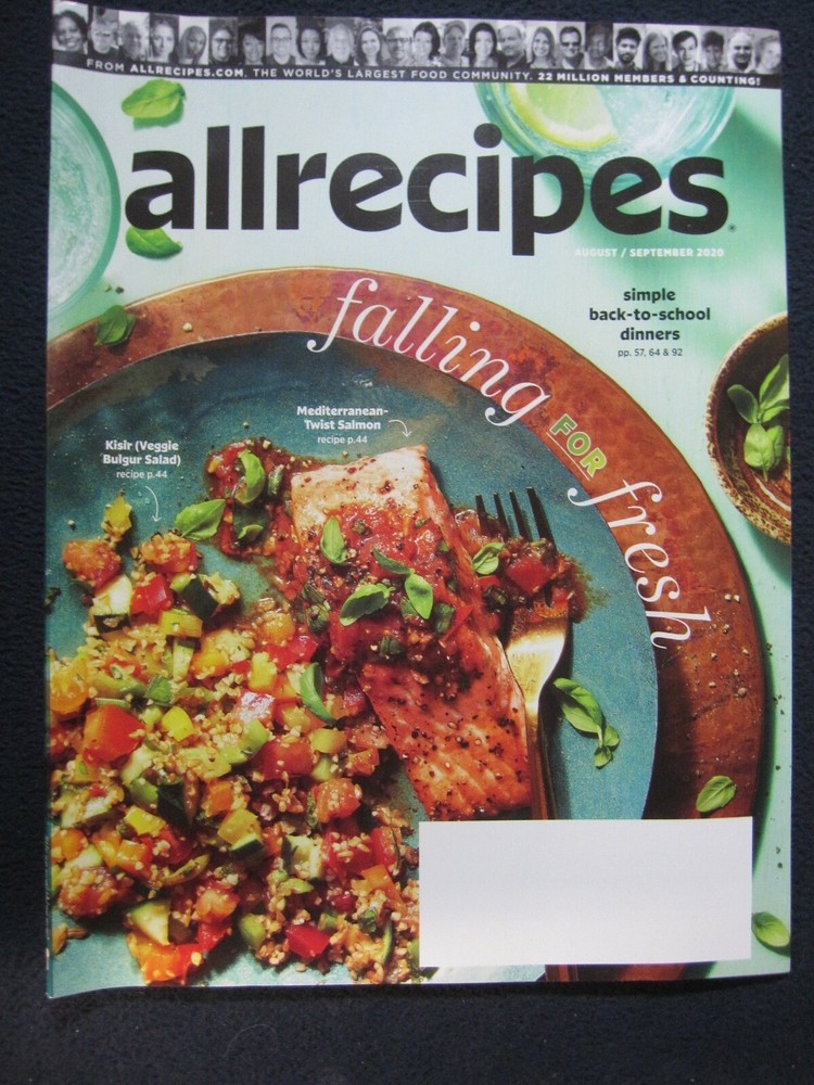 Allrecipes August / September 2020 Simple Back-to School Dinners [Single Issue M