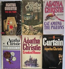 LOT 48 Agatha Christie Paperback Books Hercule Poirot Mystery PB VINTAGE