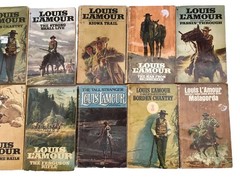 Louis L’amour Lot 12 American Action Western Story Paperback Wild West Novels