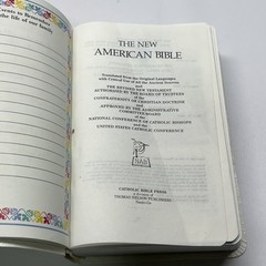 Holy Bible New American Catholic Press 1987 Thomas Nelson NAB 9033W White