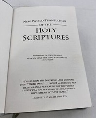 New World Translation of the Holy Scriptures, Watch Tower Bible & Tract Society