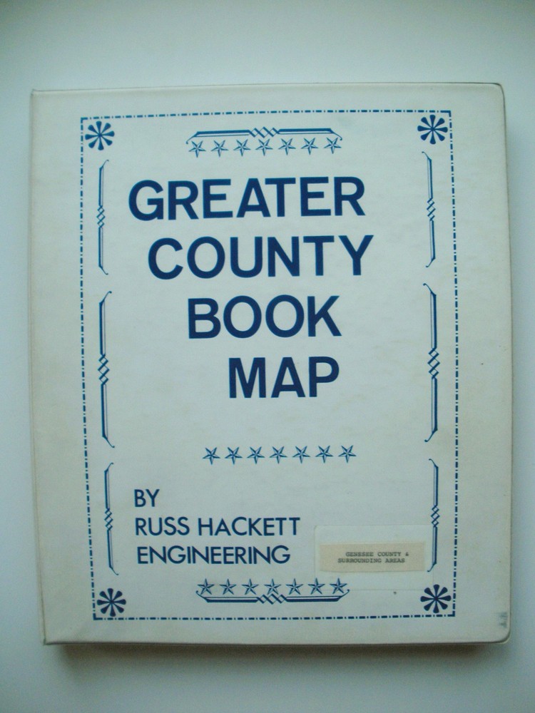 Michigan GREATER COUNTY BOOK MAP – 1998 Oakland & Genesee with 110 pages of Maps