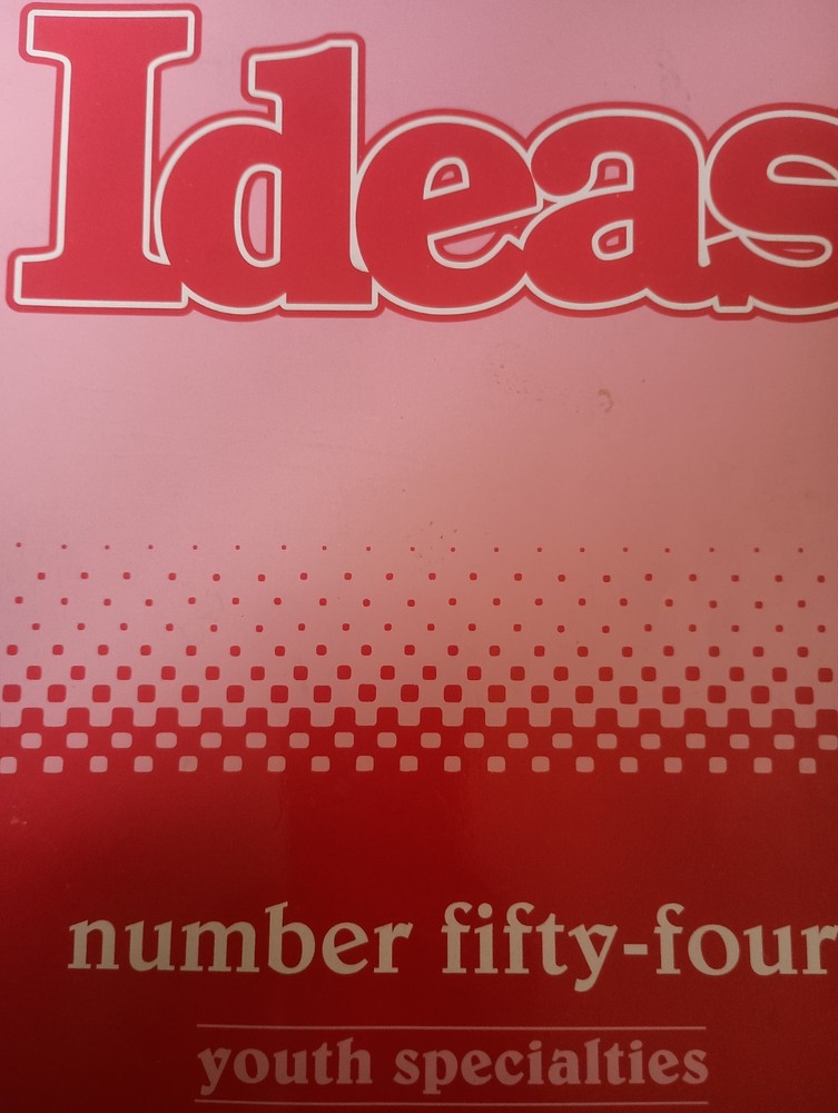 IDEAS NUMBER FIFTY-FOUR By Wayne Rice & Tim Mclaughlin W1