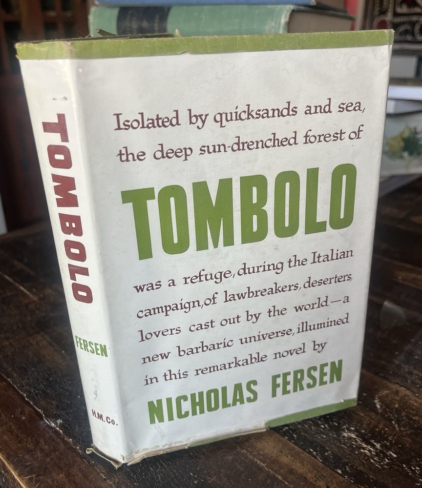 1954 Tombolo by Nicholas Fersen Italian WWII Penal Colony Anarchy Hardcover