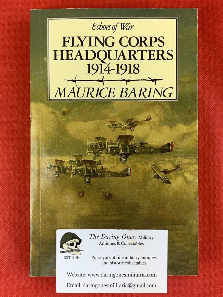 Book PB “Echoes Of War Flying Corps Headquarters 1914-1918” Maurice Baring