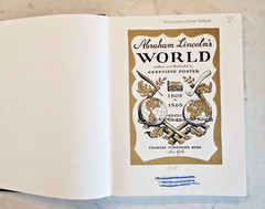 Abraham Lincolns World Genevieve Foster 1944 Hardcover Charles Scribners Sons
