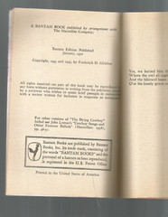 LUKE SHORT ( PB) AND THE WND BLOWS FREE ( WESTERN) BANTAM 1950 ( AWAY FROM SPINE