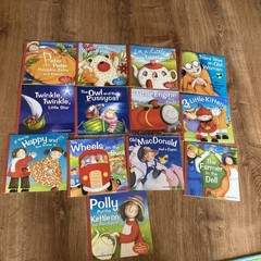 WENDY STRAW preschool Childrens books Nursery Rhymes lot 13 Homeschool Songs-EUC