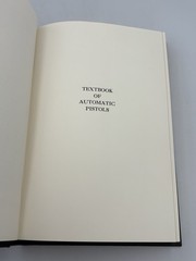 Textbook Of Automatic Pistols By Wilson Special Edition Leather Bound HC