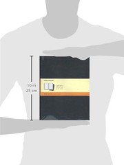 Moleskine Cahier Journals, Soft Cover, XL (7.5″ x 9.5″) Ruled/Lined, Black, 1…