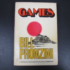 Games Bill Pronzini 1976 Suspense Thriller G. P. Putnam’s Sons HCDJ