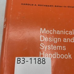 1964 Mechanical Design And Systems Handbook By Harold A Rothbart Hardcover