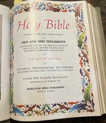 Holy Bible Master Reference Edition Heirloom Publishing Red Letter Edition 1964