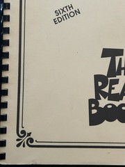 VTG Real Book Volume I Sixth Edition C Instruements by Hal Leonard 2004