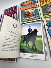 My Classics Collection 6 Hard Cover Books Alice Black Beauty Wizard Oz Etc.