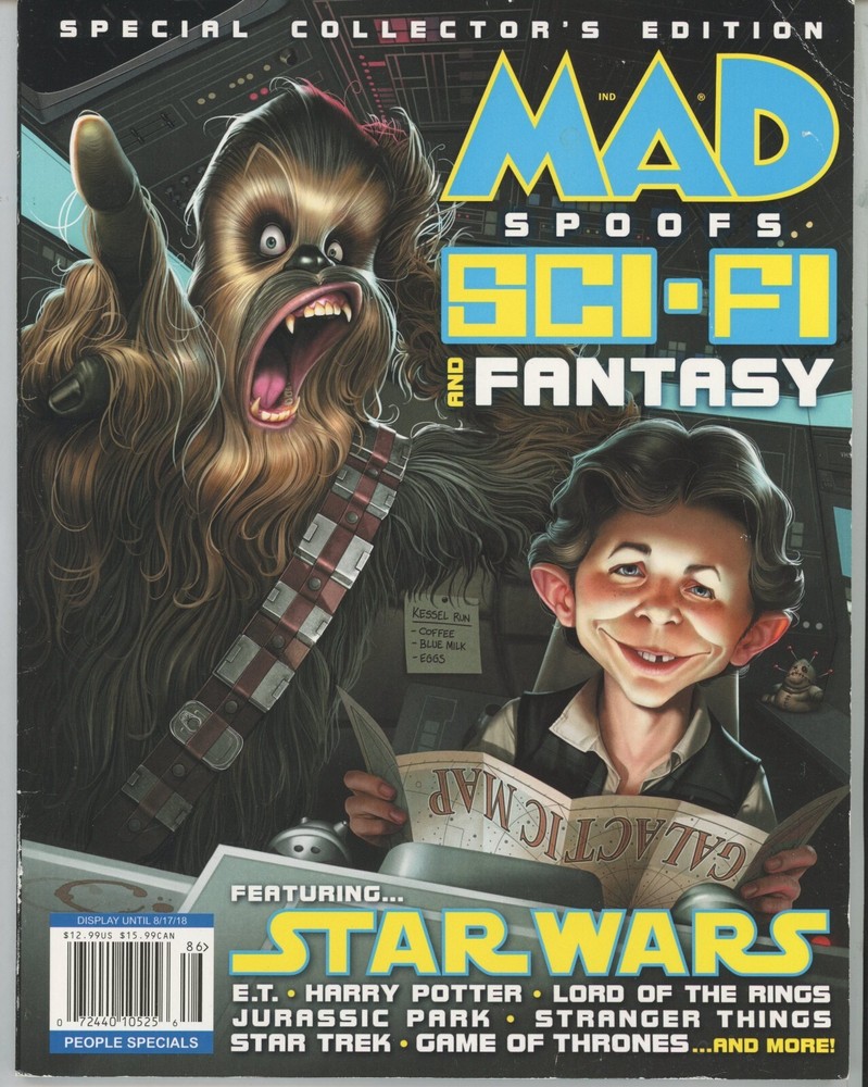 MAD Magazine – Sci-Fi and Fantasy Spoofs featuring Star Wars