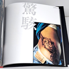 2003 Fright Tattoo Art Book By Andy Shou 190 pages Jiang Hai Kong Jian w/ Sleeve