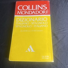 Collins Mondadori Italian Dictionary Paperback Water Resistant Cover Travel