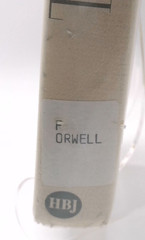 1984 George Orwell 1977 Hardcover RARE Harcourt Brace HBJ, Collectible Library